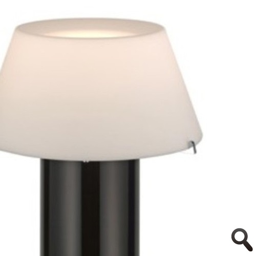 Tafellamp groot zwart, wit design